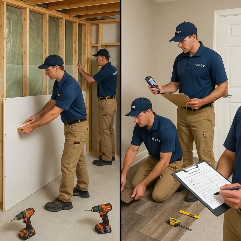 Repairs and Reconstruction process in Jamestown, KY